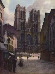 The Cathedral of Ste Gudule, Brussels